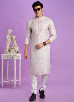 Semi Cotton Multi Color Traditional Wear Digital Printed Kurta Pajama